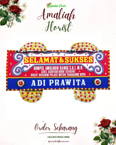 Karangan Bunga Ucapan Selamat di Samoja