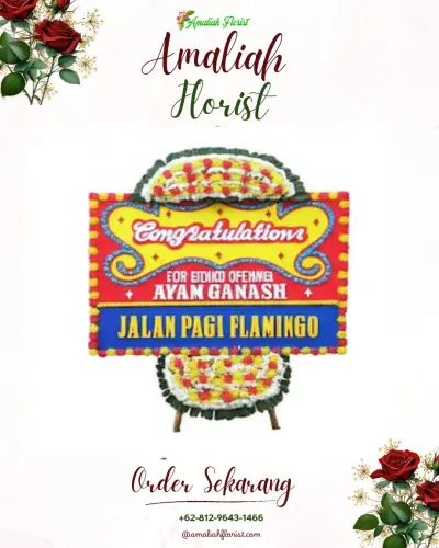 Bunga Papan Congratulation di Samoja